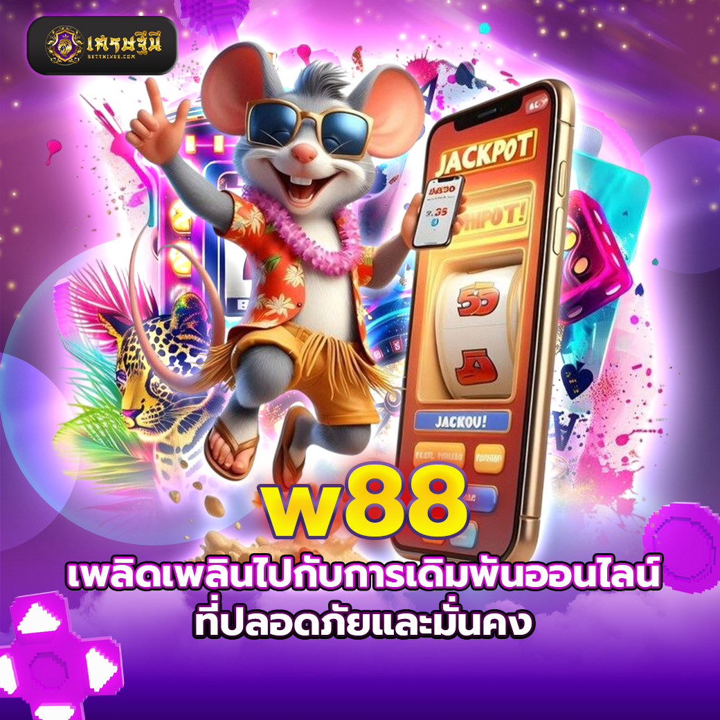 w88 เพลิดเพลินไปกับการเดิมพันออนไลน์ที่ปลอดภัยและมั่นคง