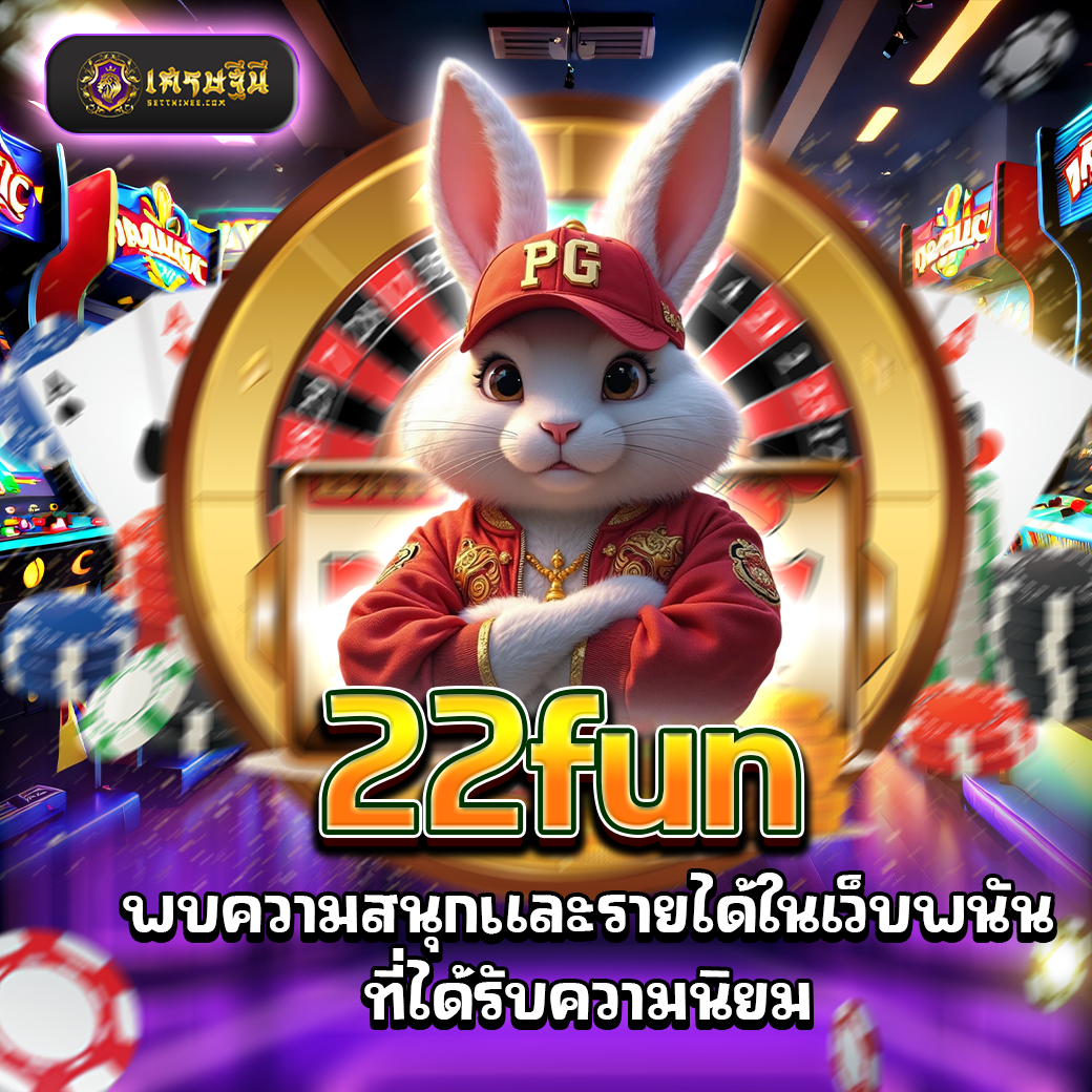 22fun พบความสนุกและรายได้ในเว็บพนันที่ได้รับความนิยม