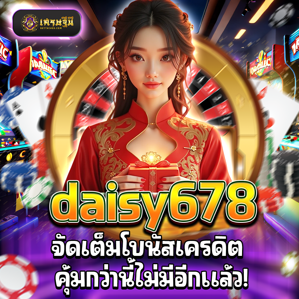 daisy678 จัดเต็มโบนัสเครดิต คุ้มกว่านี้ไม่มีอีกแล้ว!