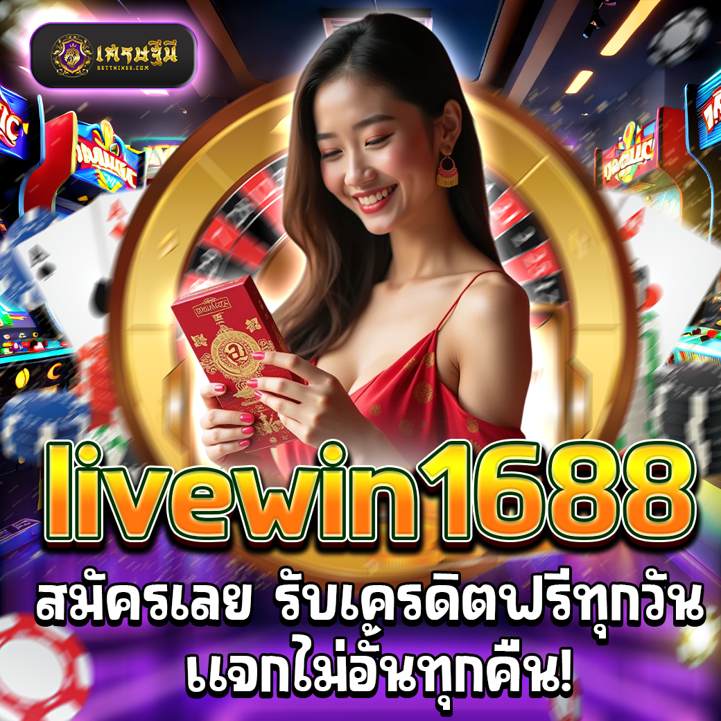 livewin1688 สมัครเลย รับเครดิตฟรีทุกวัน แจกไม่อั้นทุกคืน!