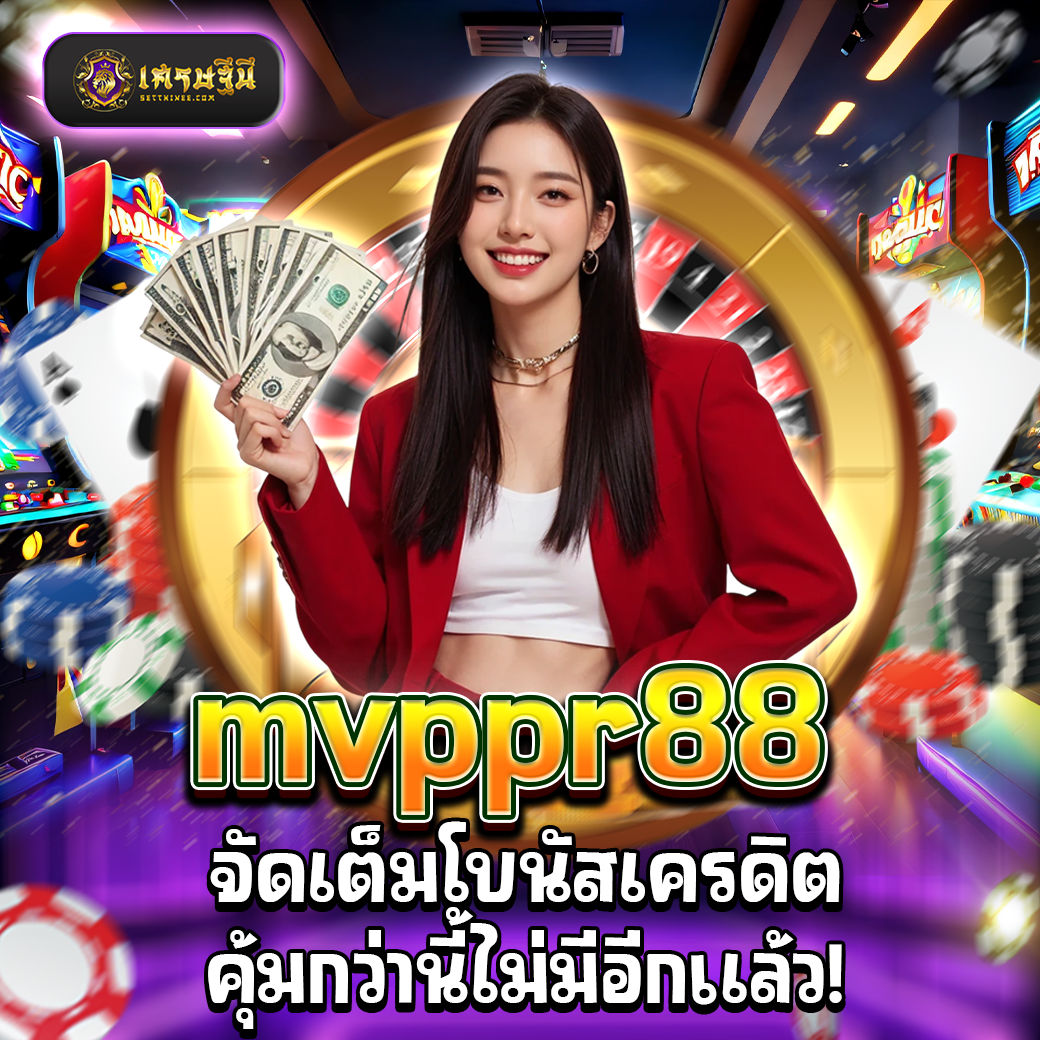 mvppr88 จัดเต็มโบนัสเครดิต คุ้มกว่านี้ไม่มีอีกแล้ว!